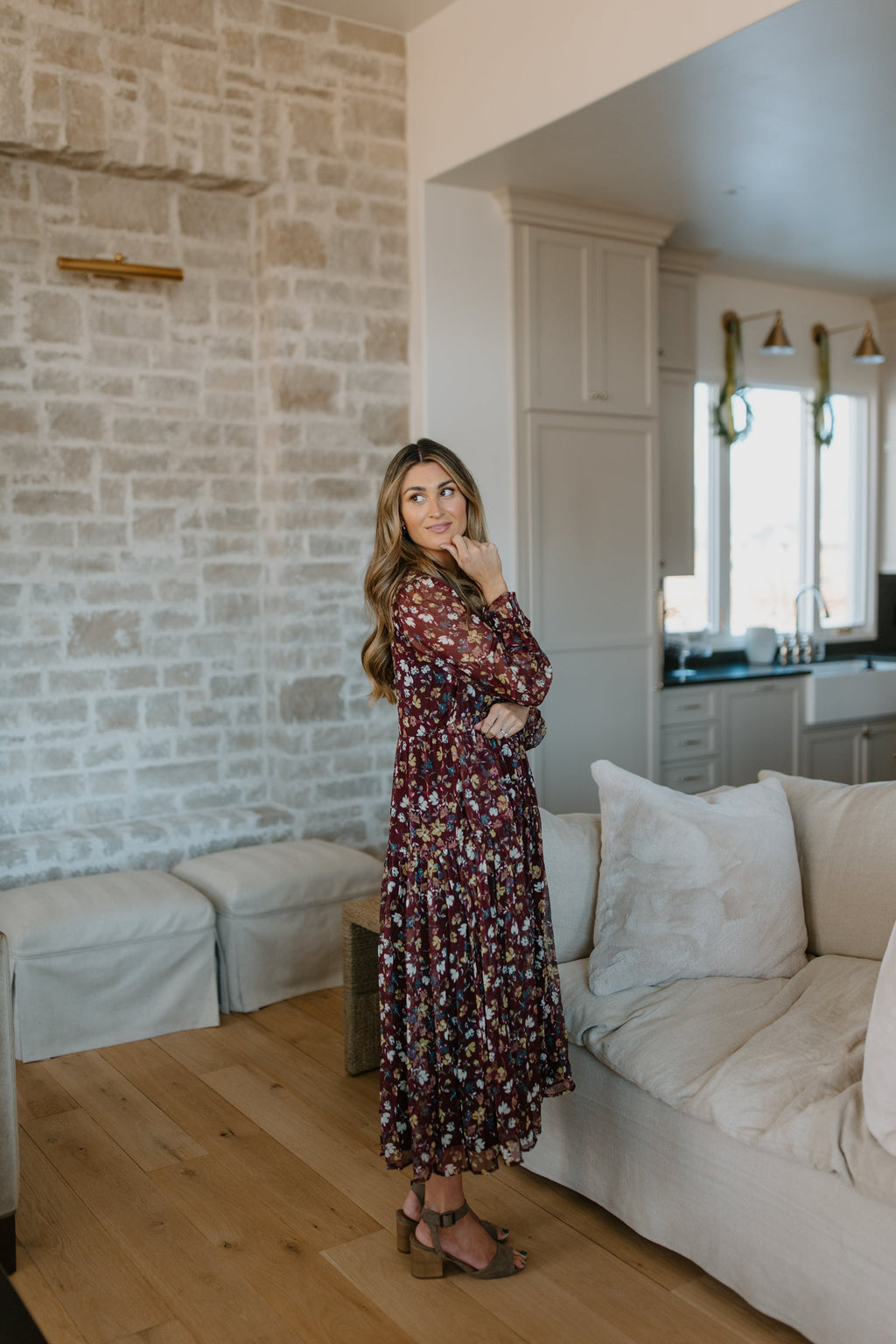 Brass & Roe The Roxi Chiffon Dress