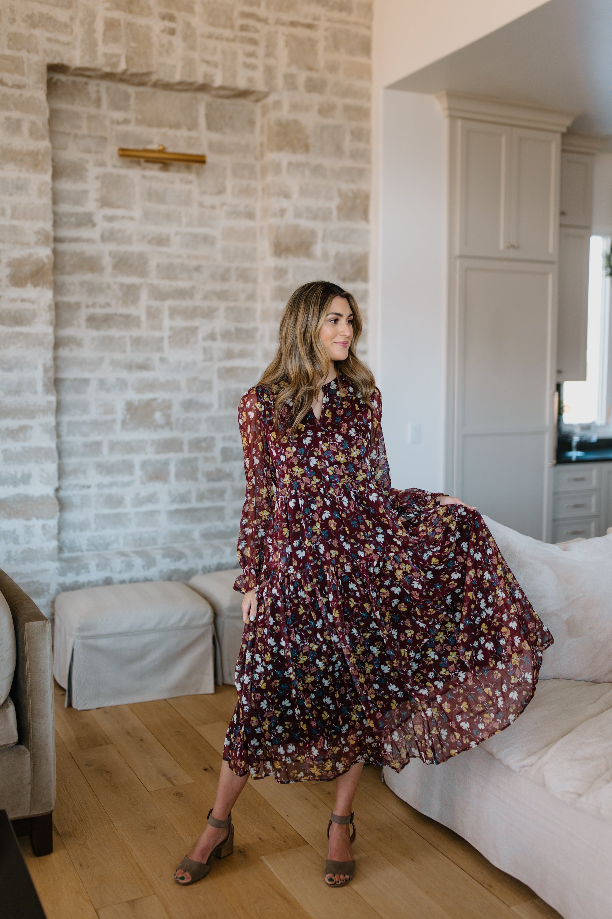 Brass & Roe The Roxi Chiffon Dress