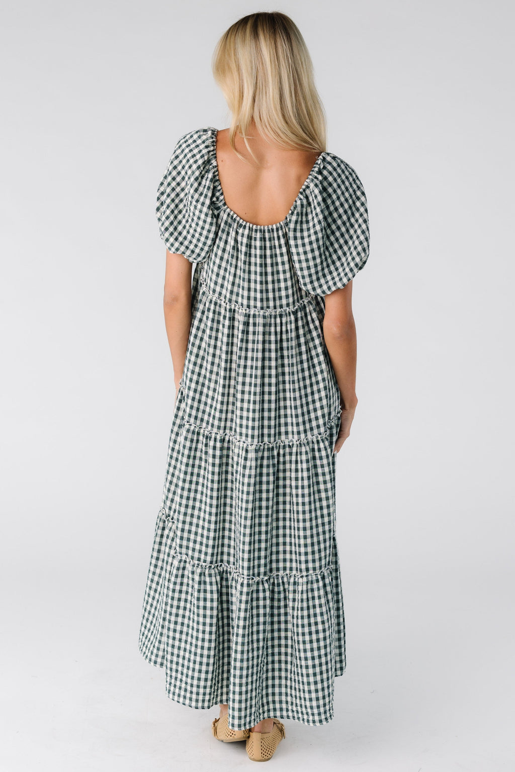 Brass & Roe The Charity Tiered Midi Dress