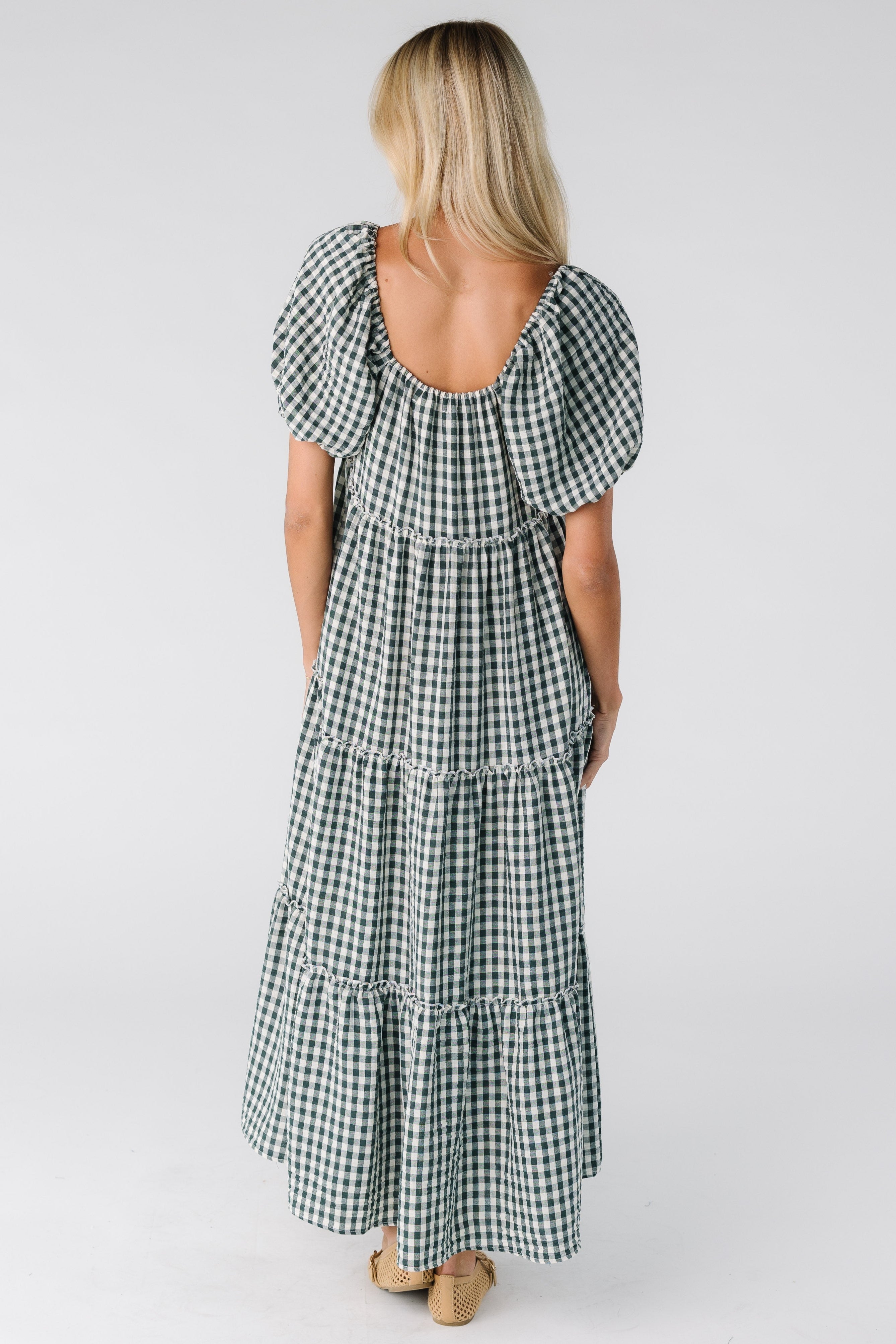 Brass & Roe The Charity Tiered Midi Dress