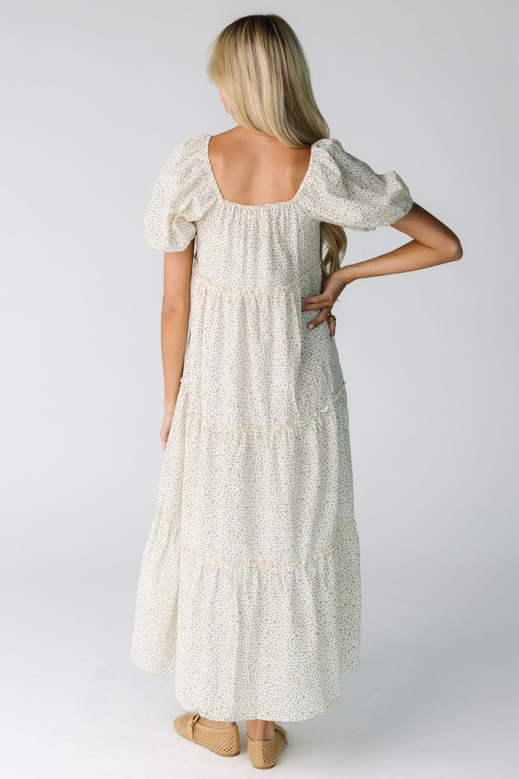 Brass & Roe The Charity Tiered Midi Dress