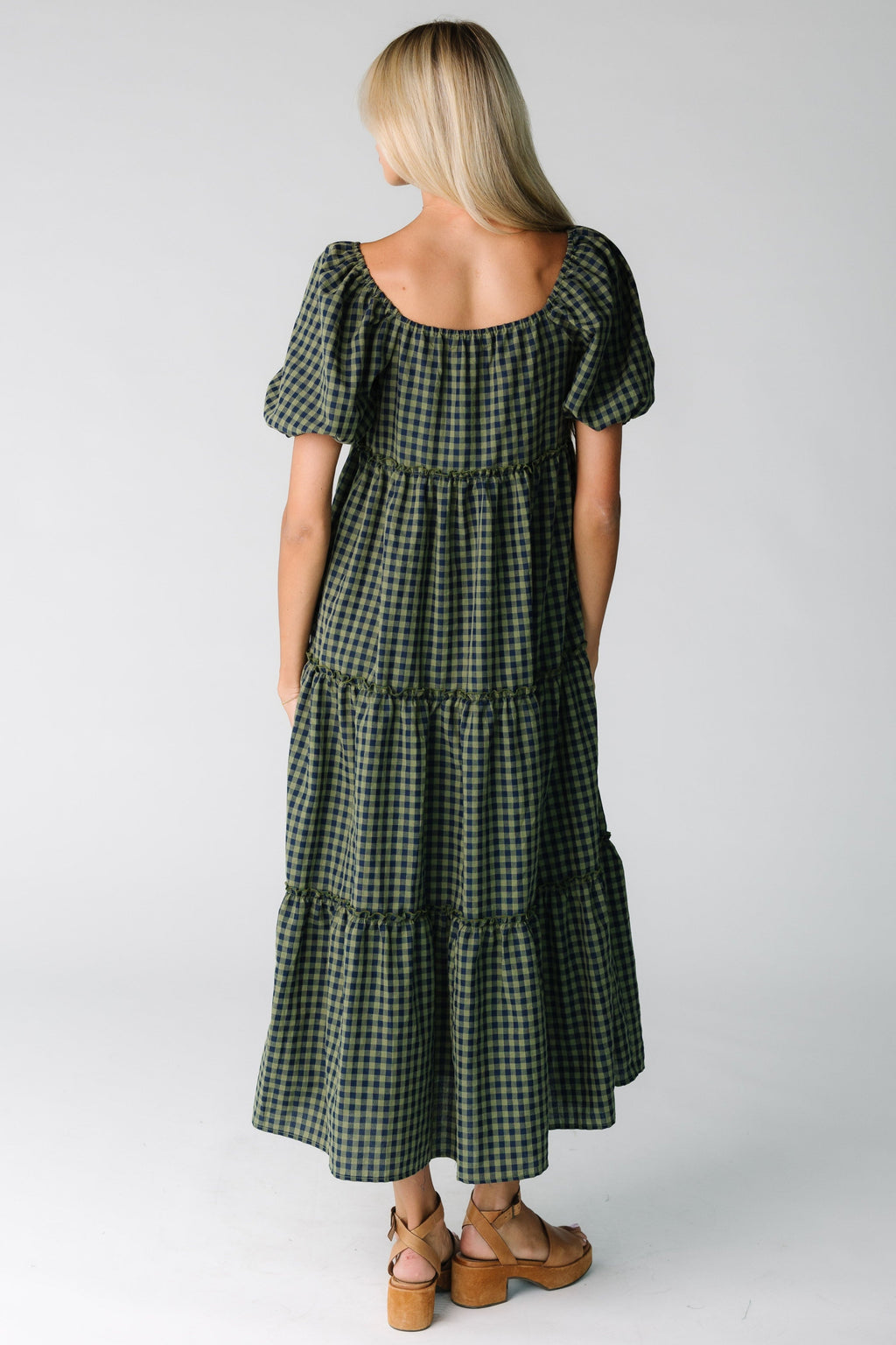 Brass & Roe The Charity Tiered Midi Dress