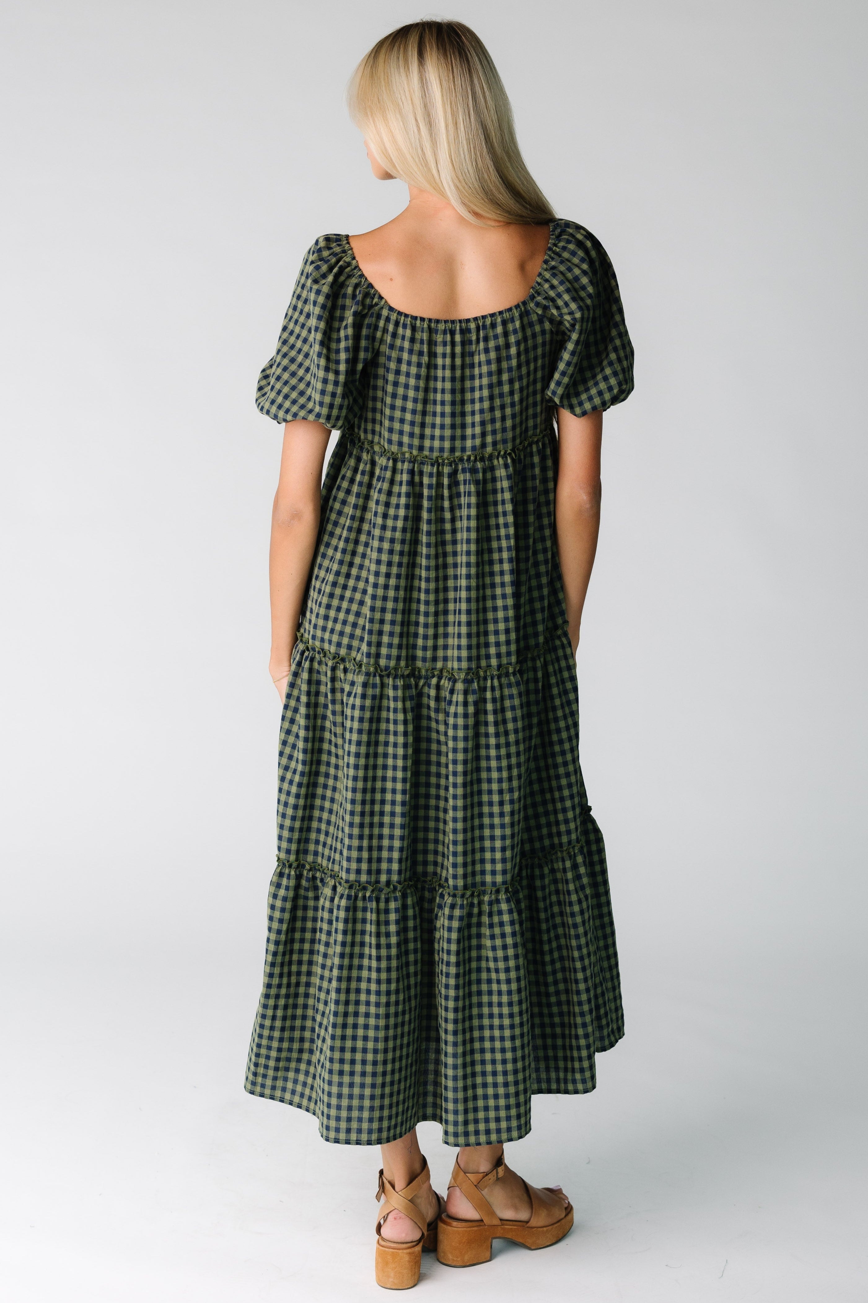 Brass & Roe The Charity Tiered Midi Dress