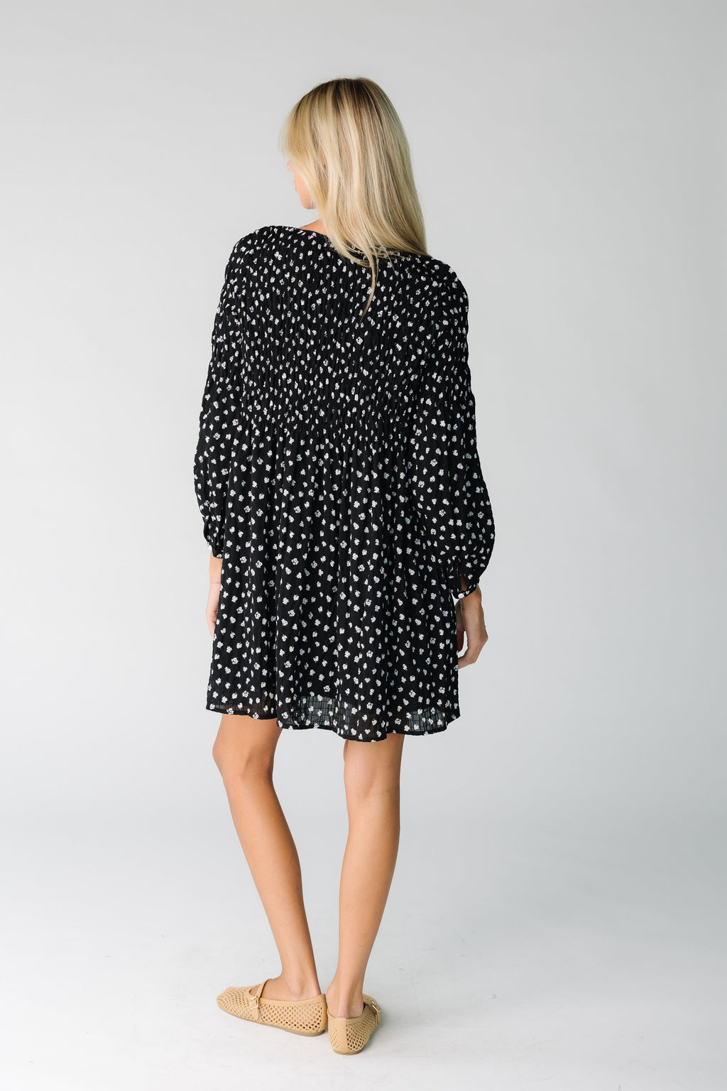 Brass & Roe Talia Smocked Dress