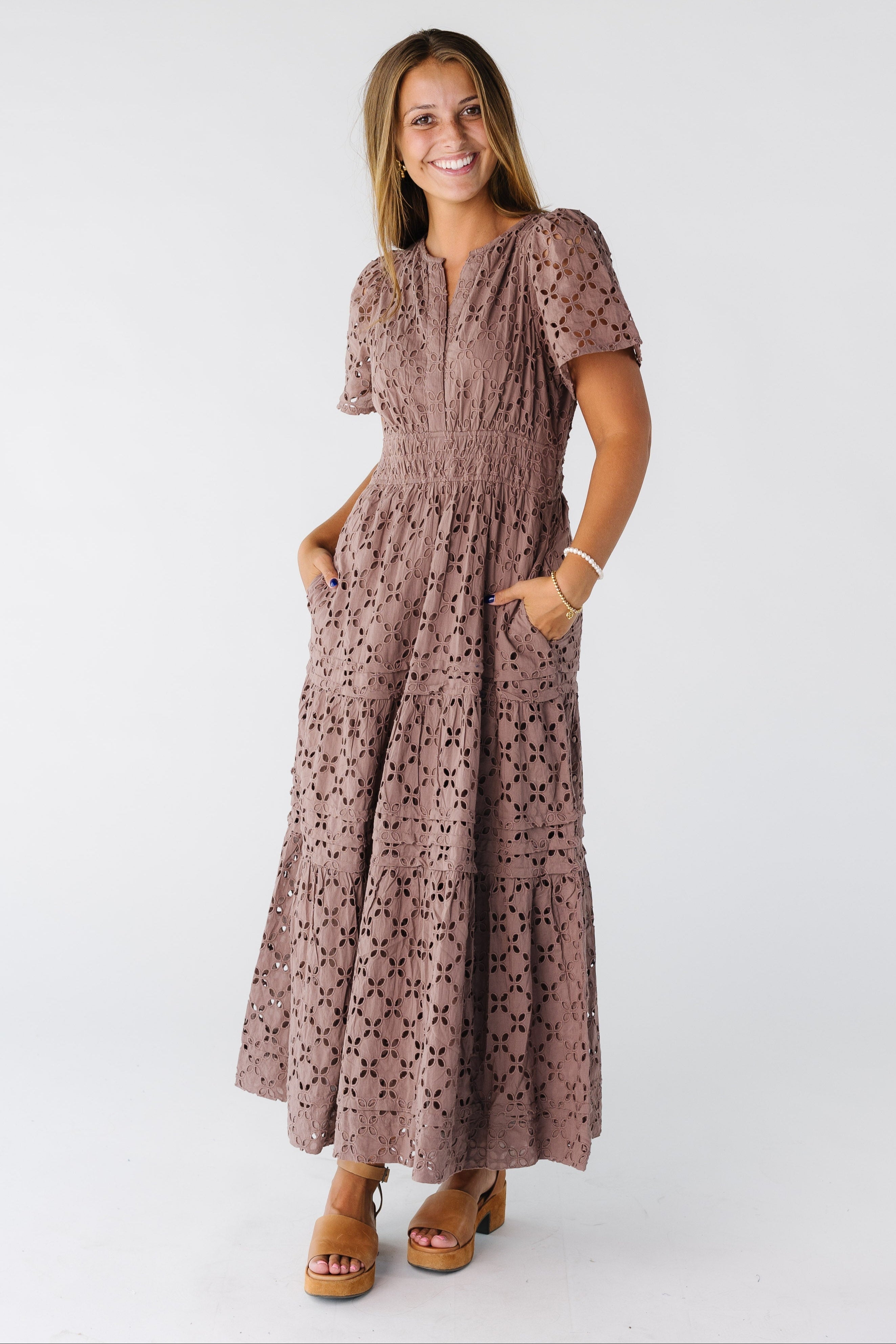 Citrus The Shae Eyelet Dress