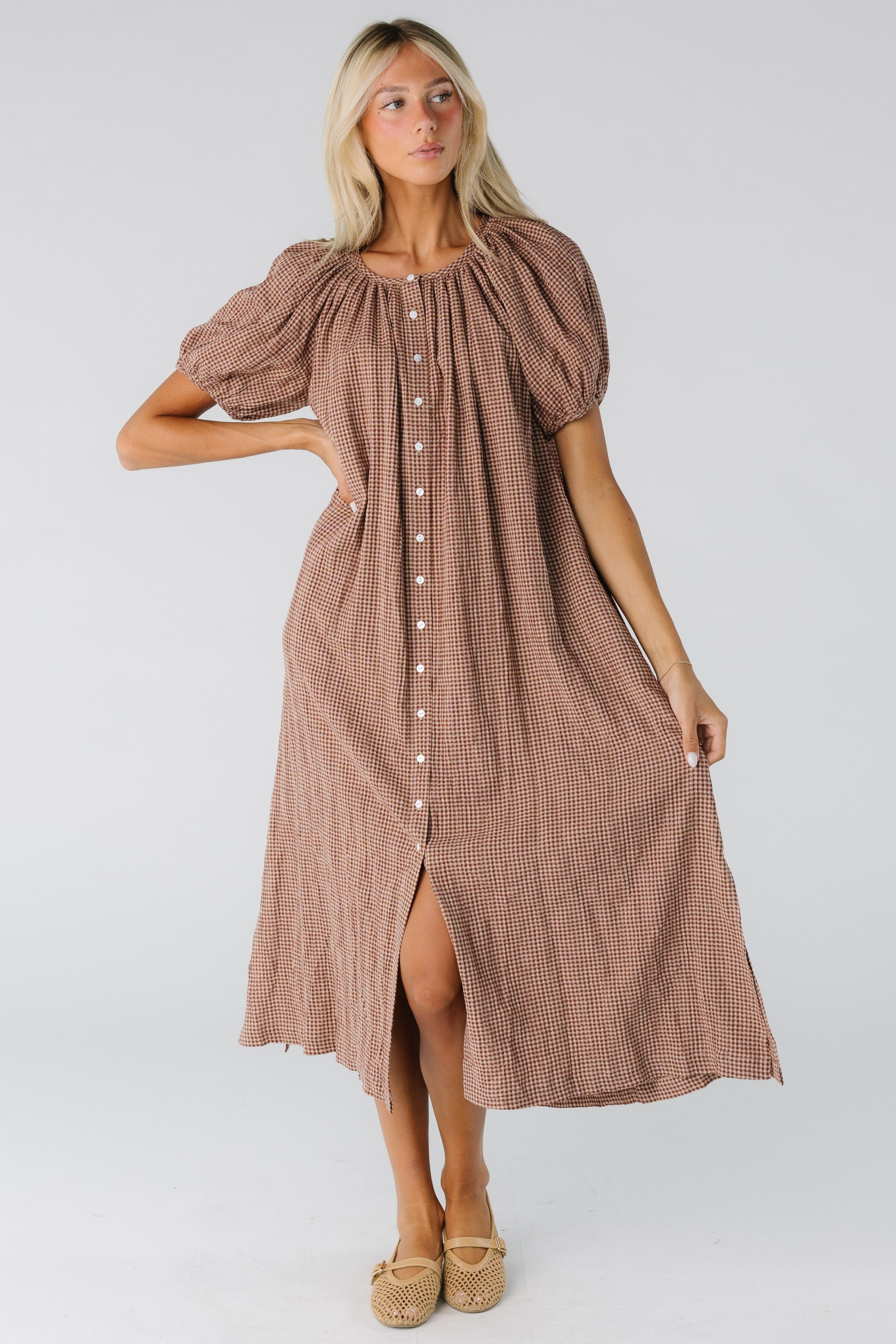 Brass & Roe Daybreak Button Down Dress