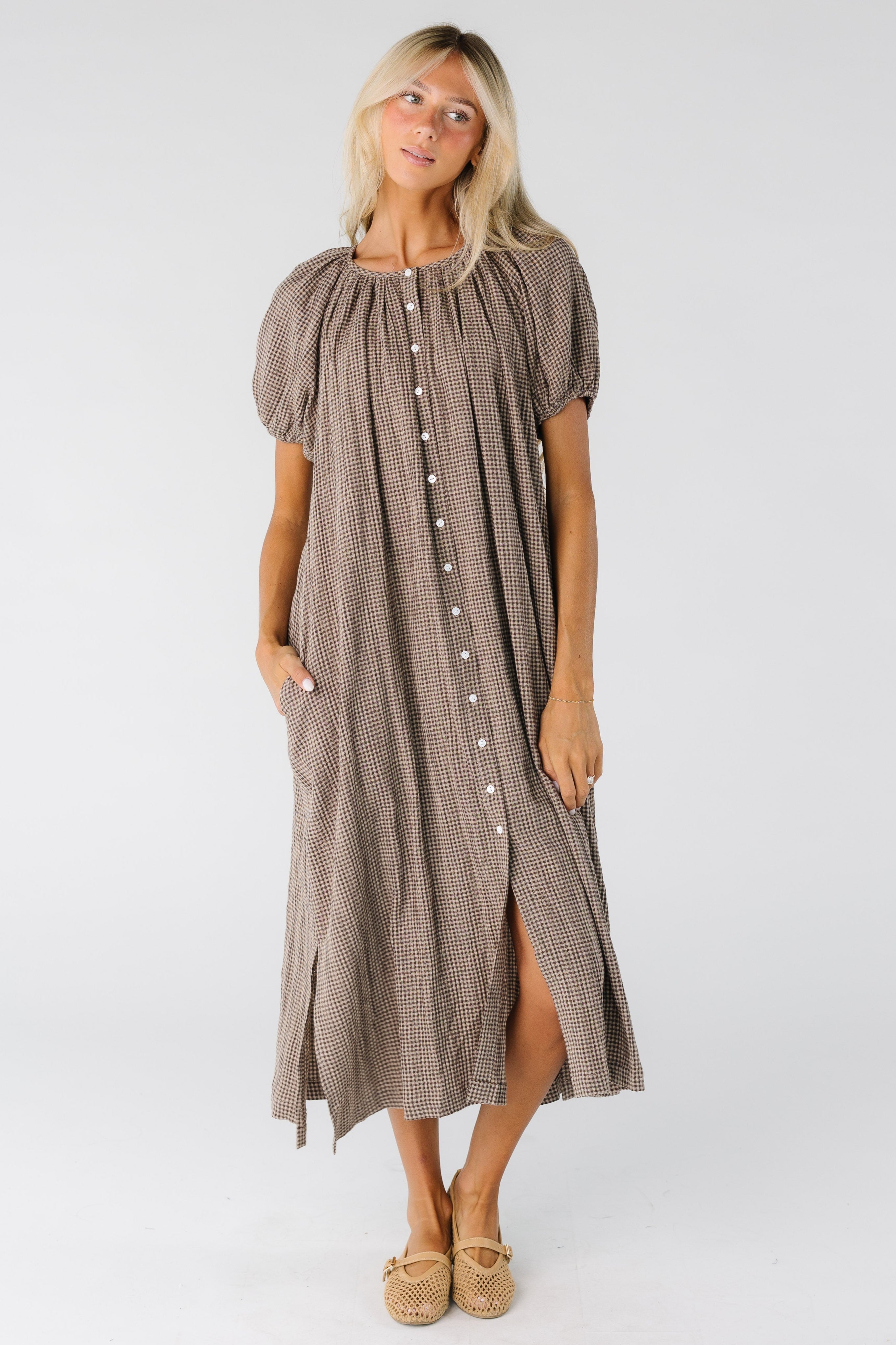 Brass & Roe Daybreak Button Down Dress