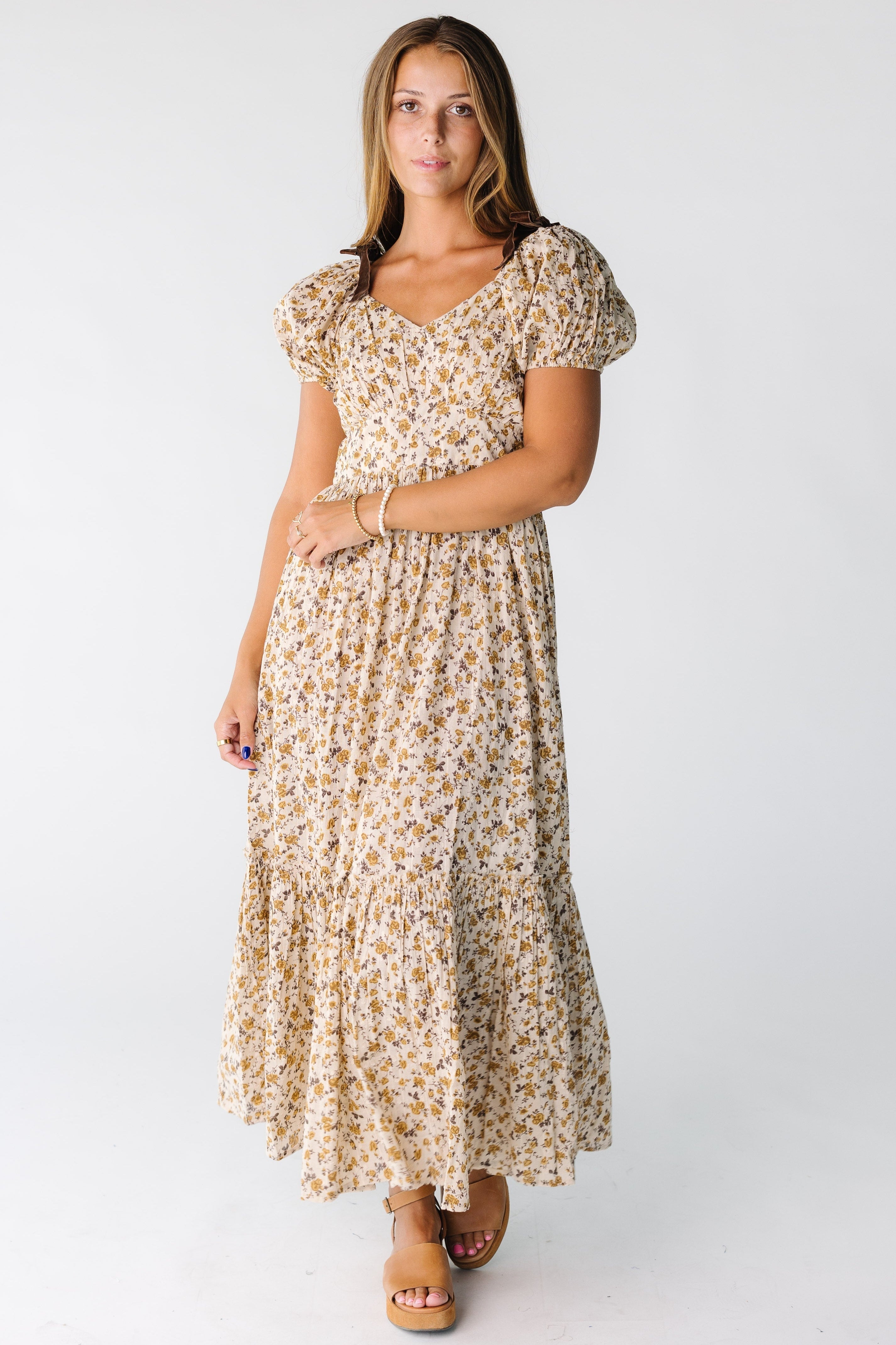 Citrus The Swiss Dobby Bow Dress