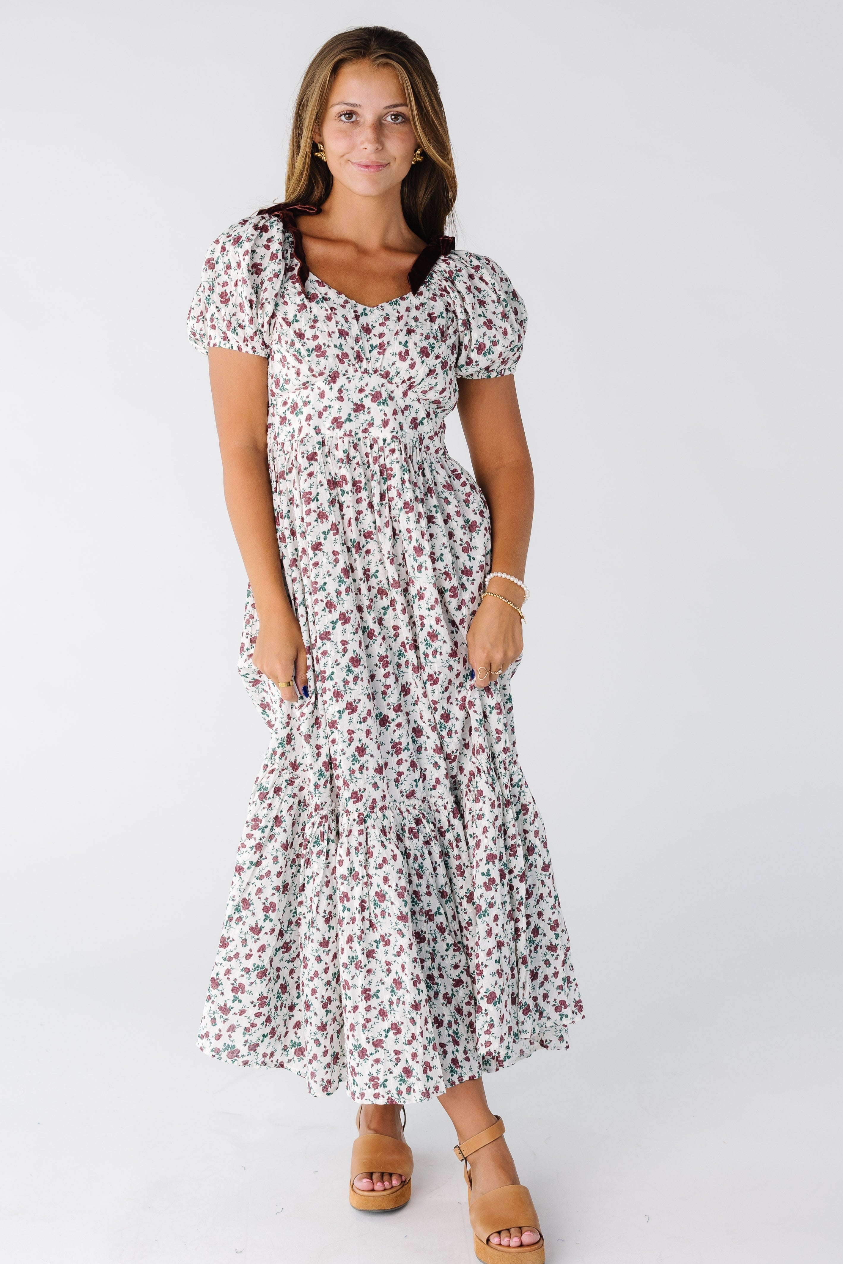 Citrus The Swiss Dobby Bow Dress