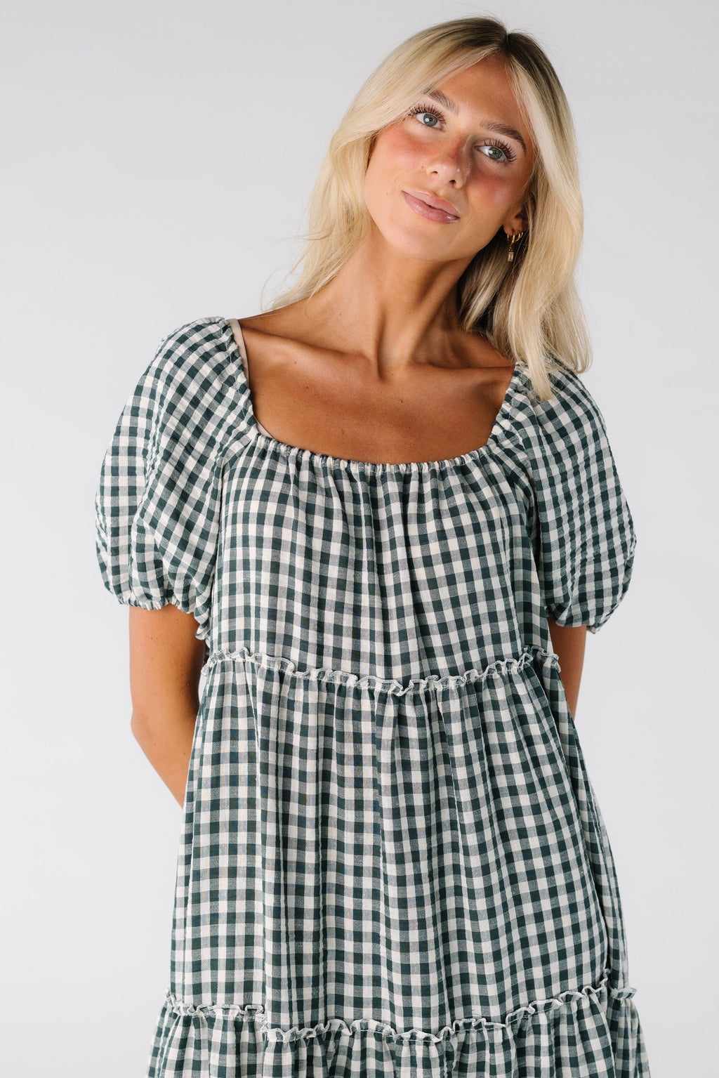 Brass & Roe The Charity Tiered Midi Dress