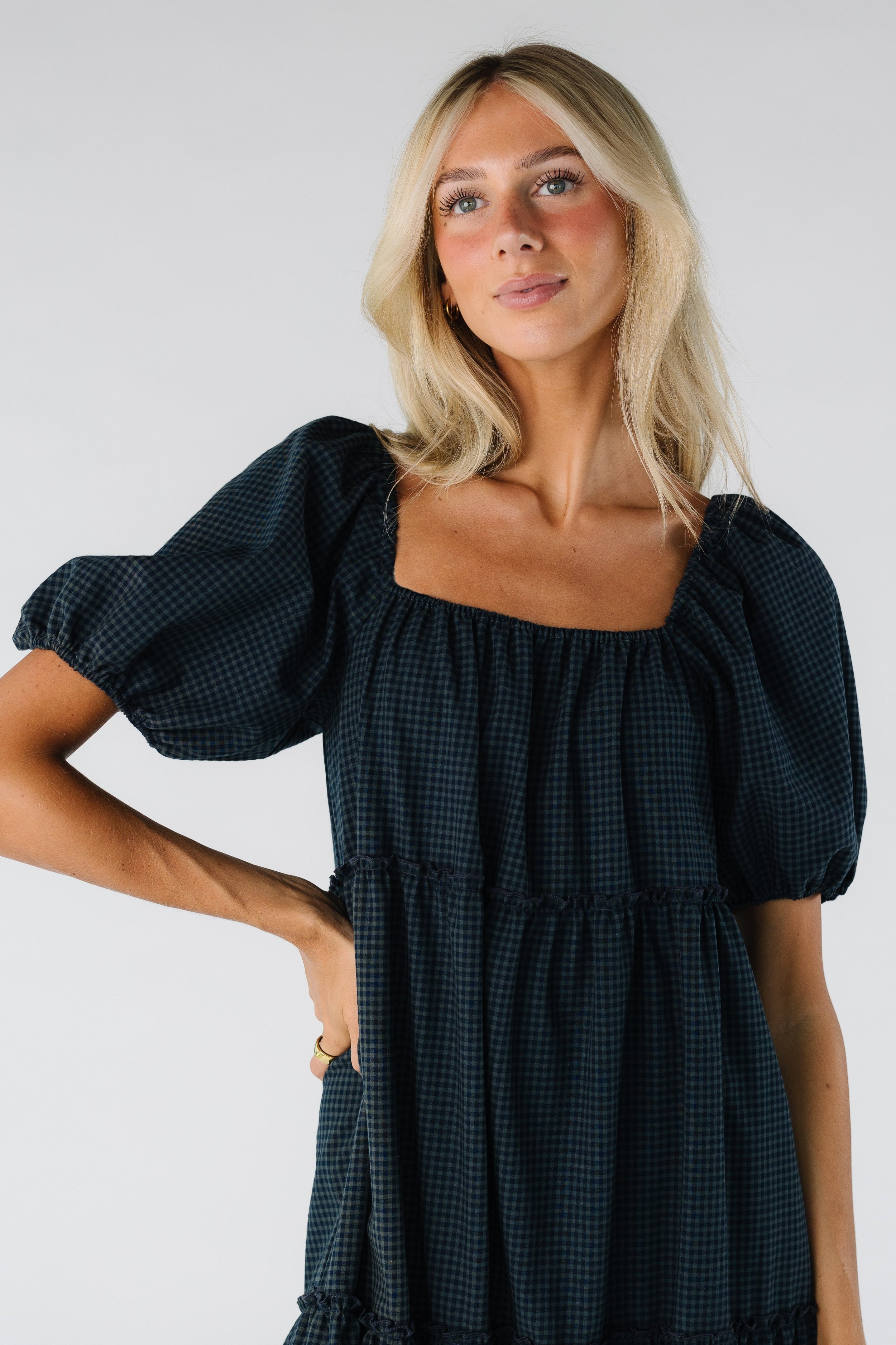 Brass & Roe The Charity Tiered Midi Dress