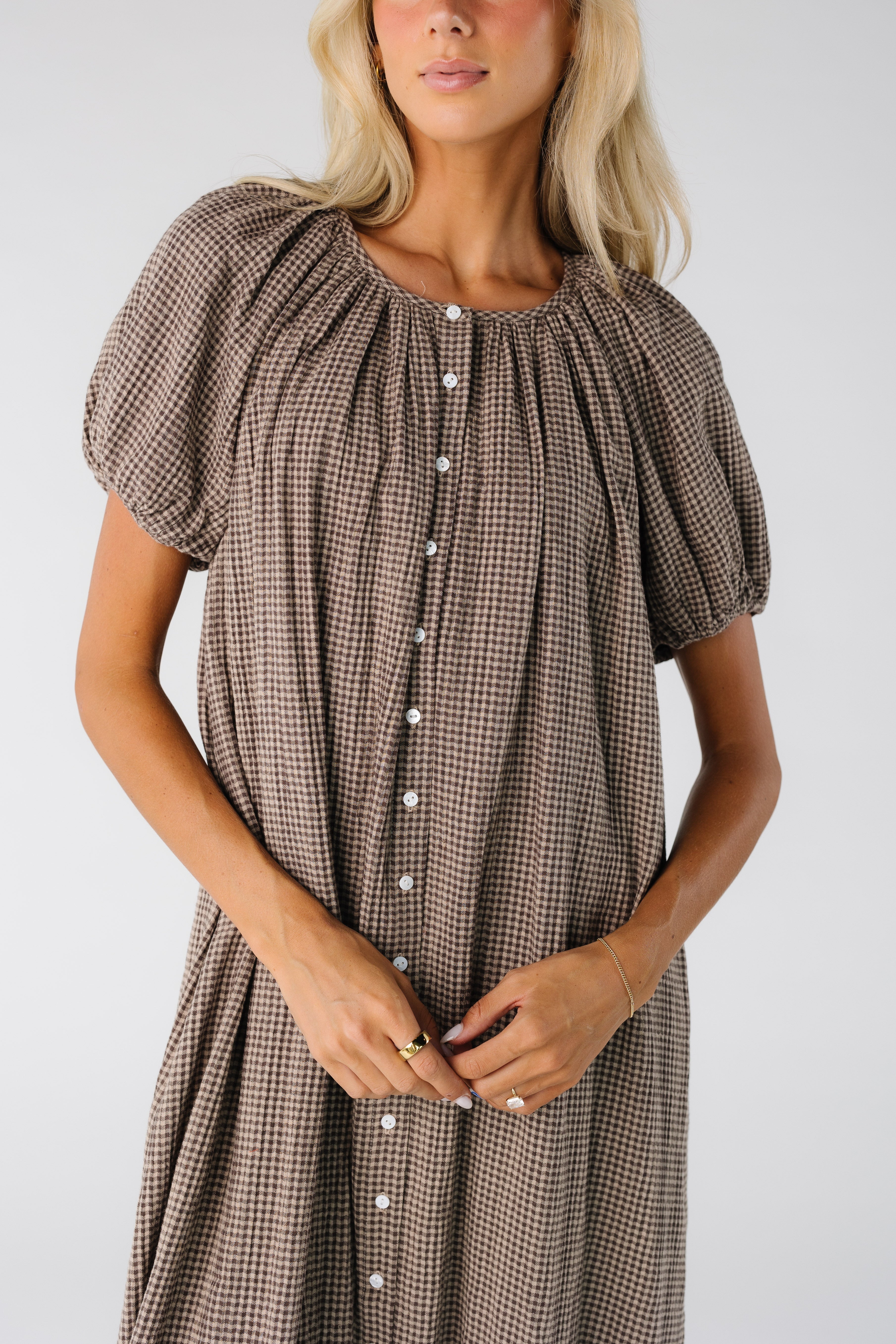 Brass & Roe Daybreak Button Down Dress