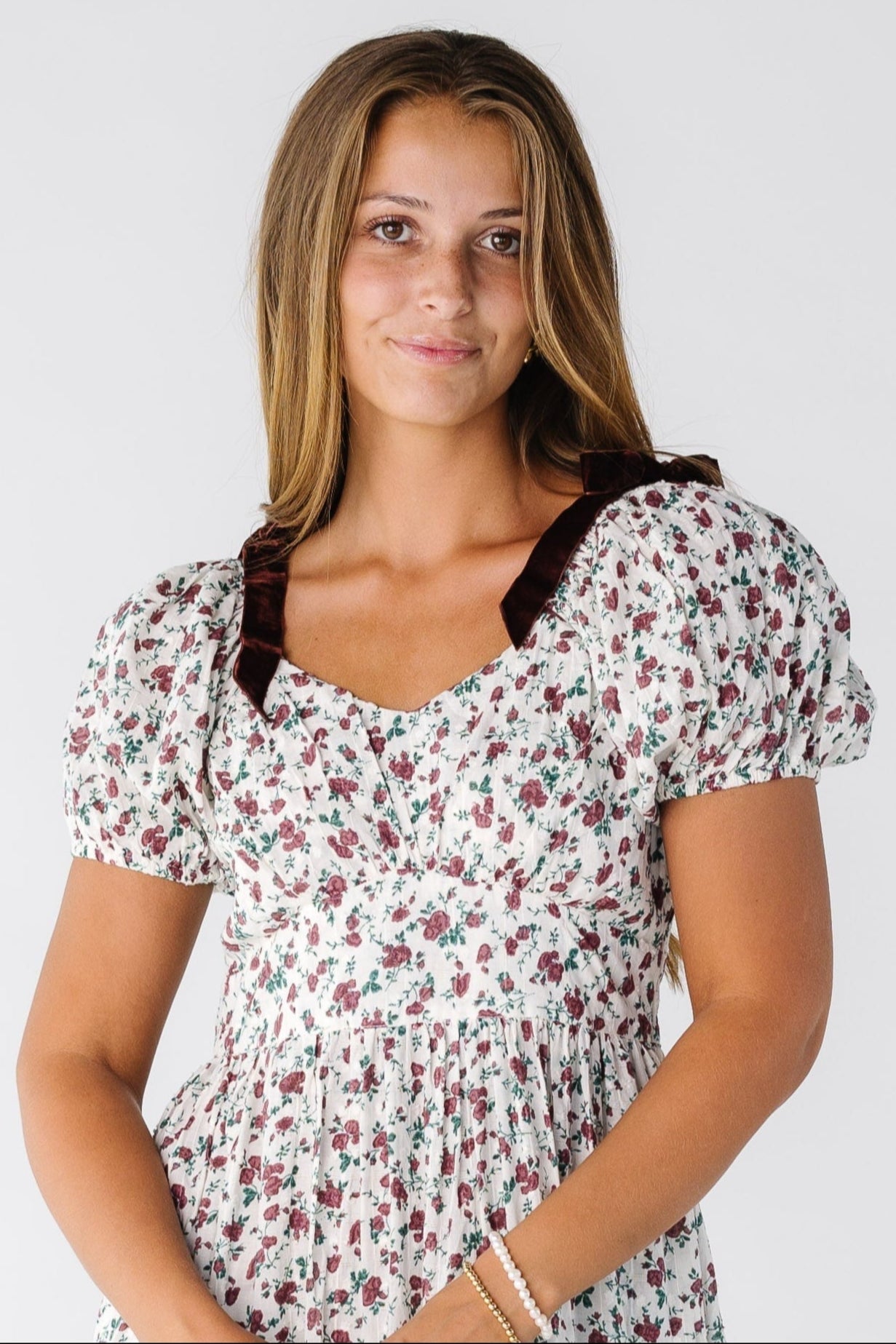 Citrus The Swiss Dobby Bow Dress