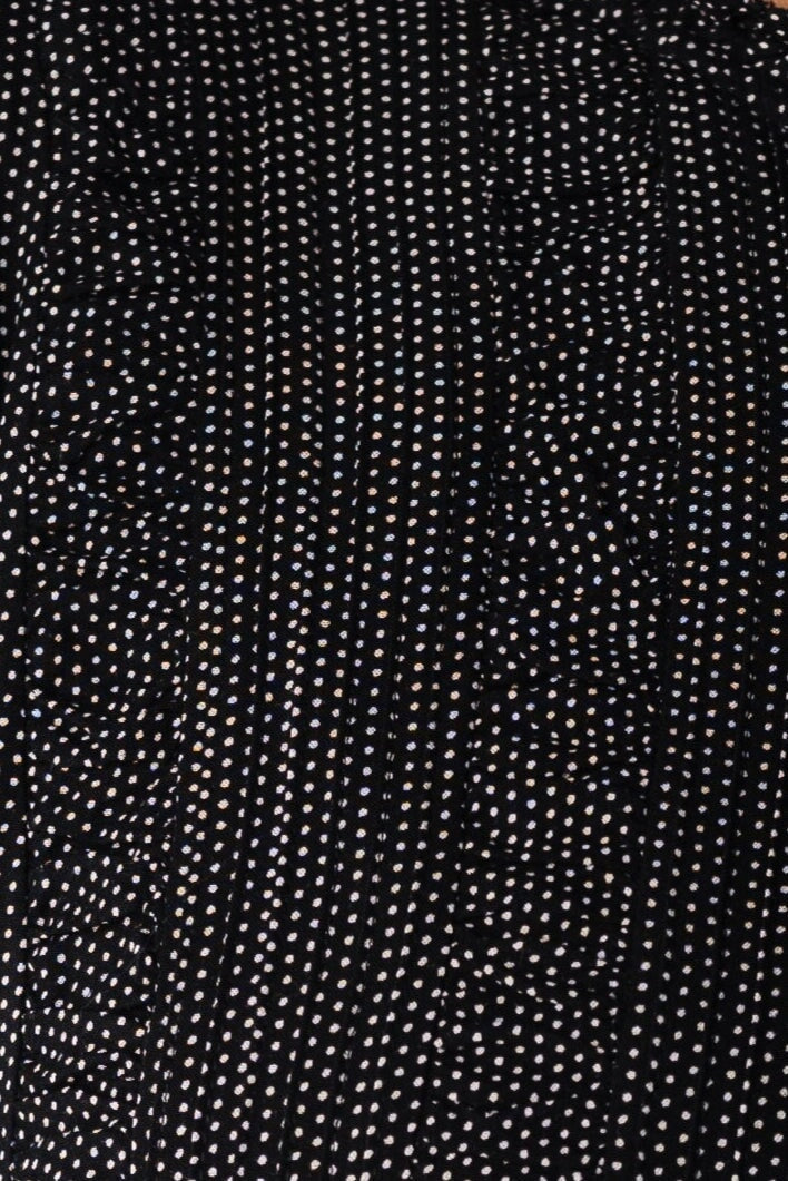 Citrus Flower Fields Dress- Polka Dot