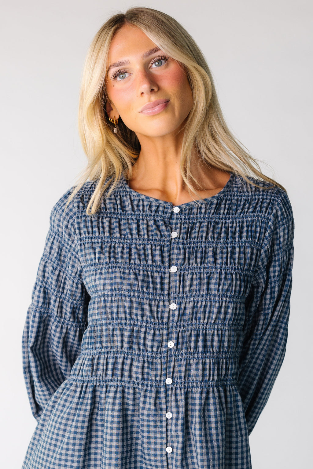 Brass & Roe Talia Smocked Dress