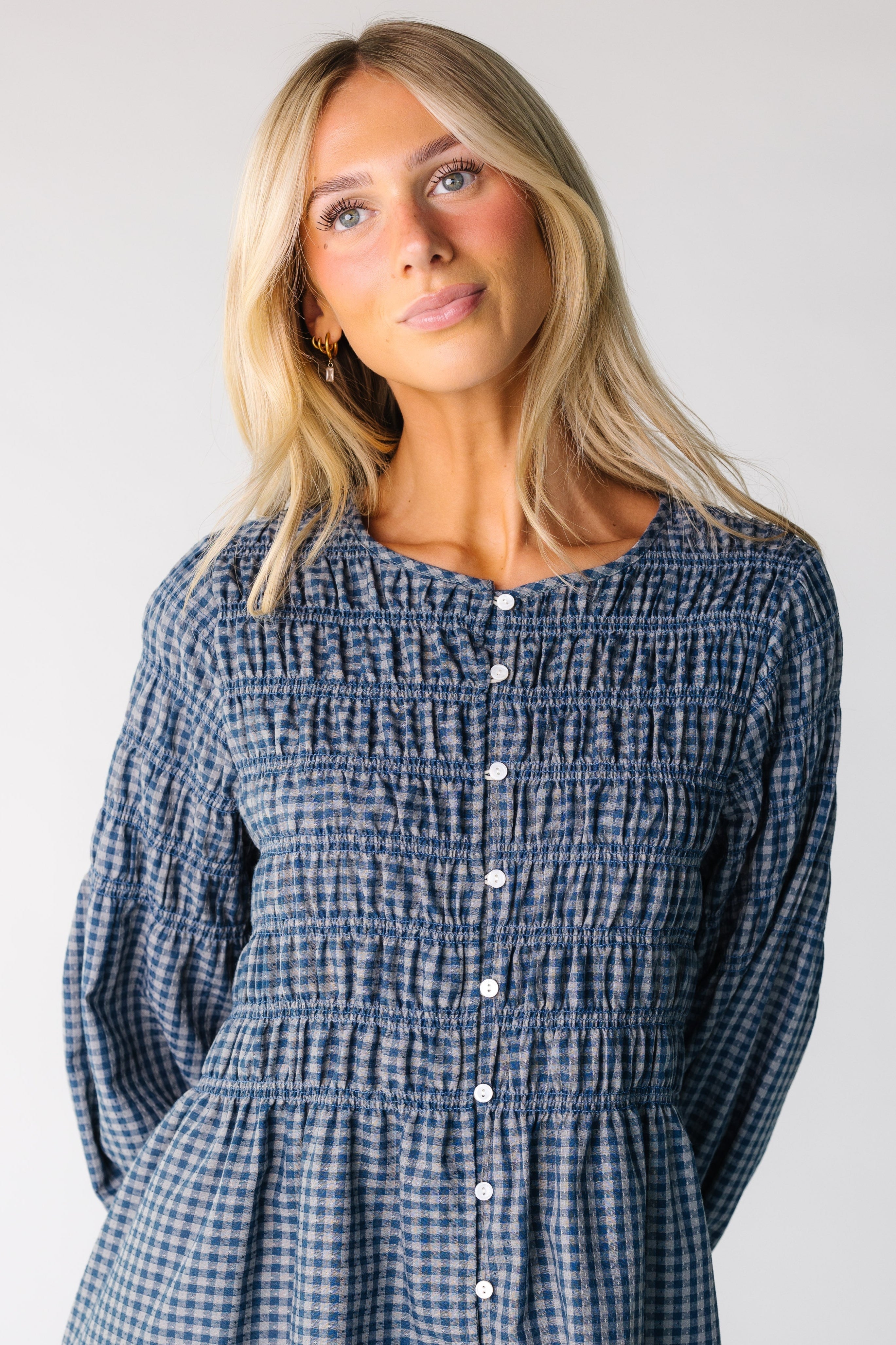 Brass & Roe Talia Smocked Dress