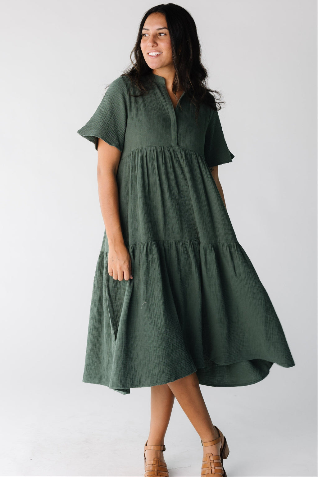 Brass & Roe The Pondering Gauze Dress
