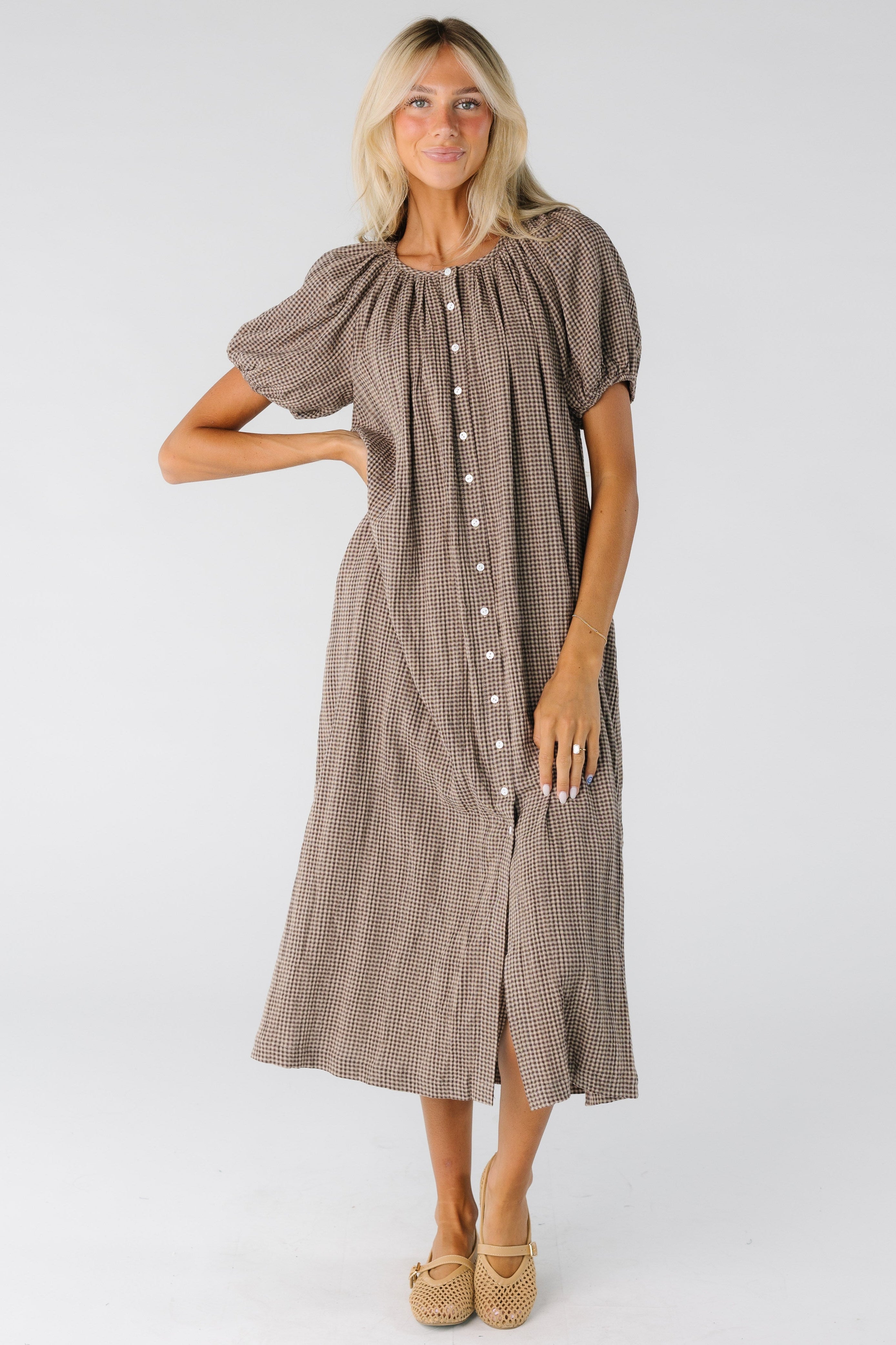 Brass & Roe Daybreak Button Down Dress
