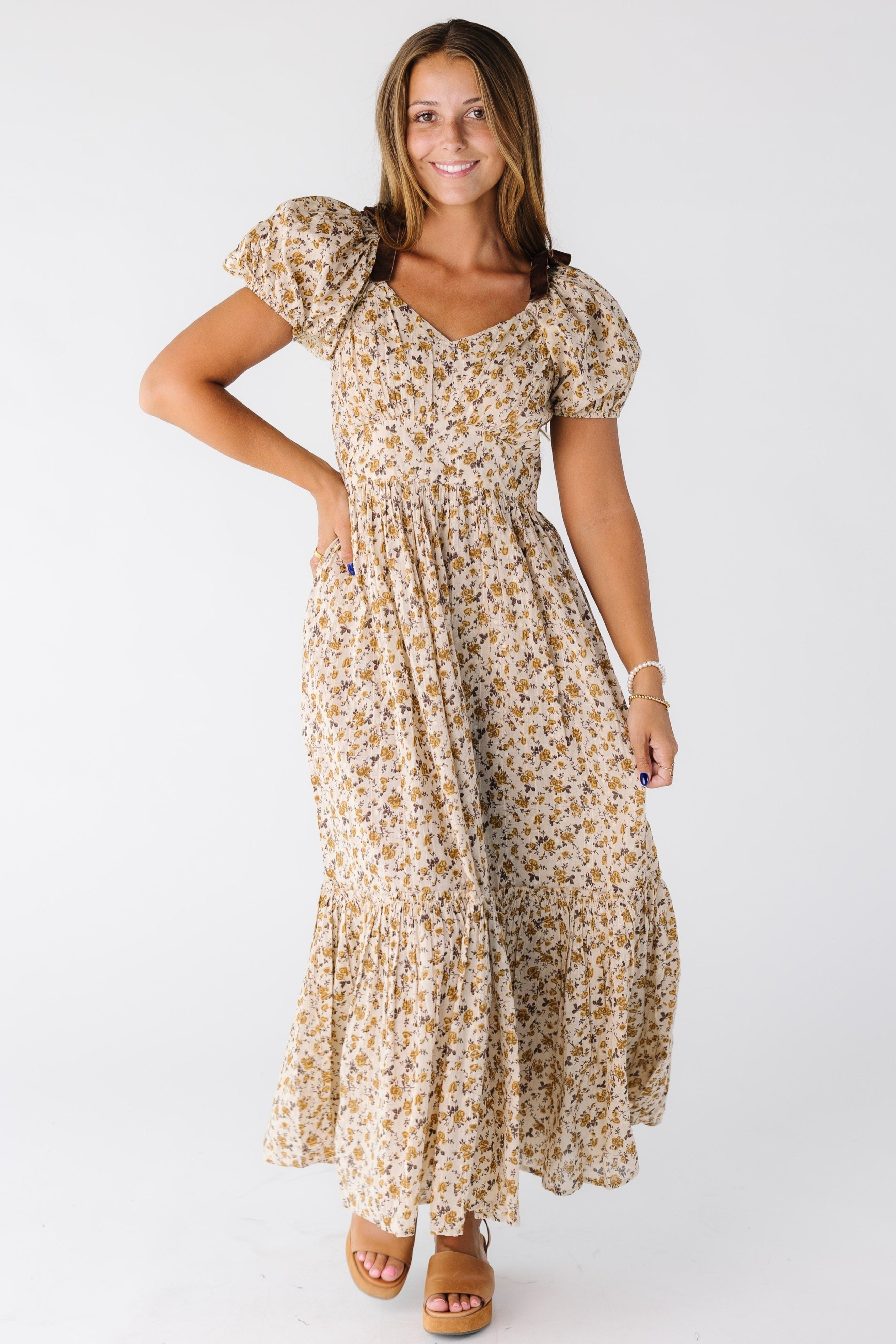 Citrus The Swiss Dobby Bow Dress