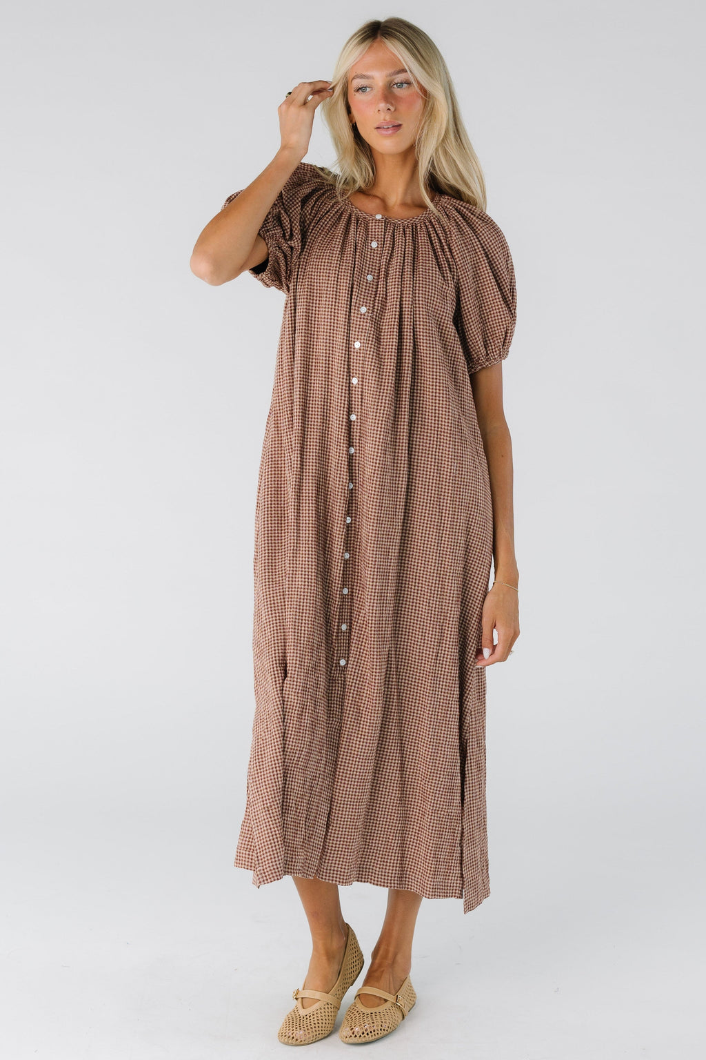 Brass & Roe Daybreak Button Down Dress