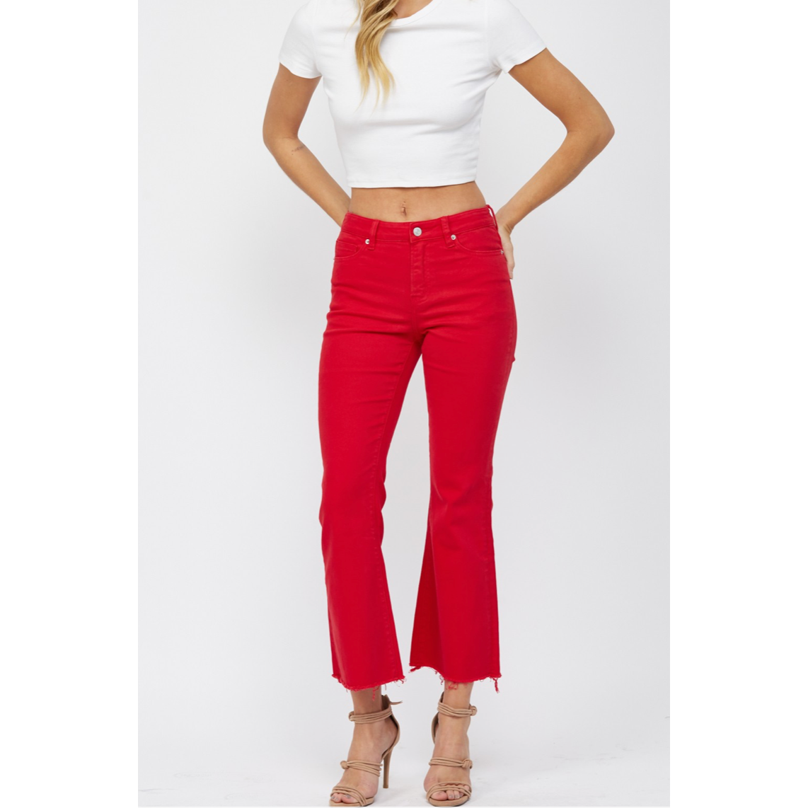 Ruby High Rise Ankle Flare