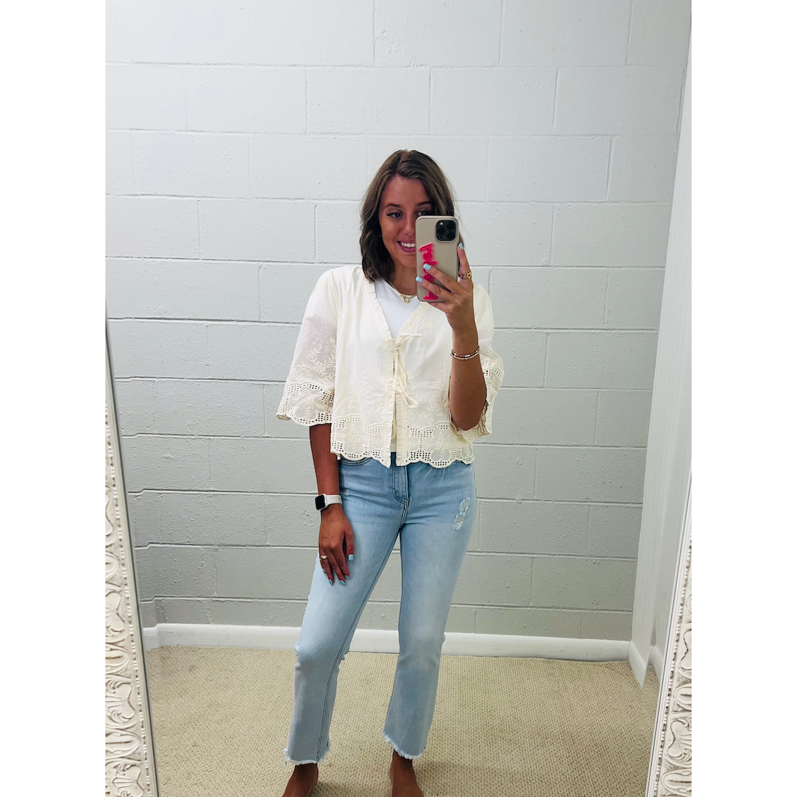 Cut Above High Rise Cropped Denim