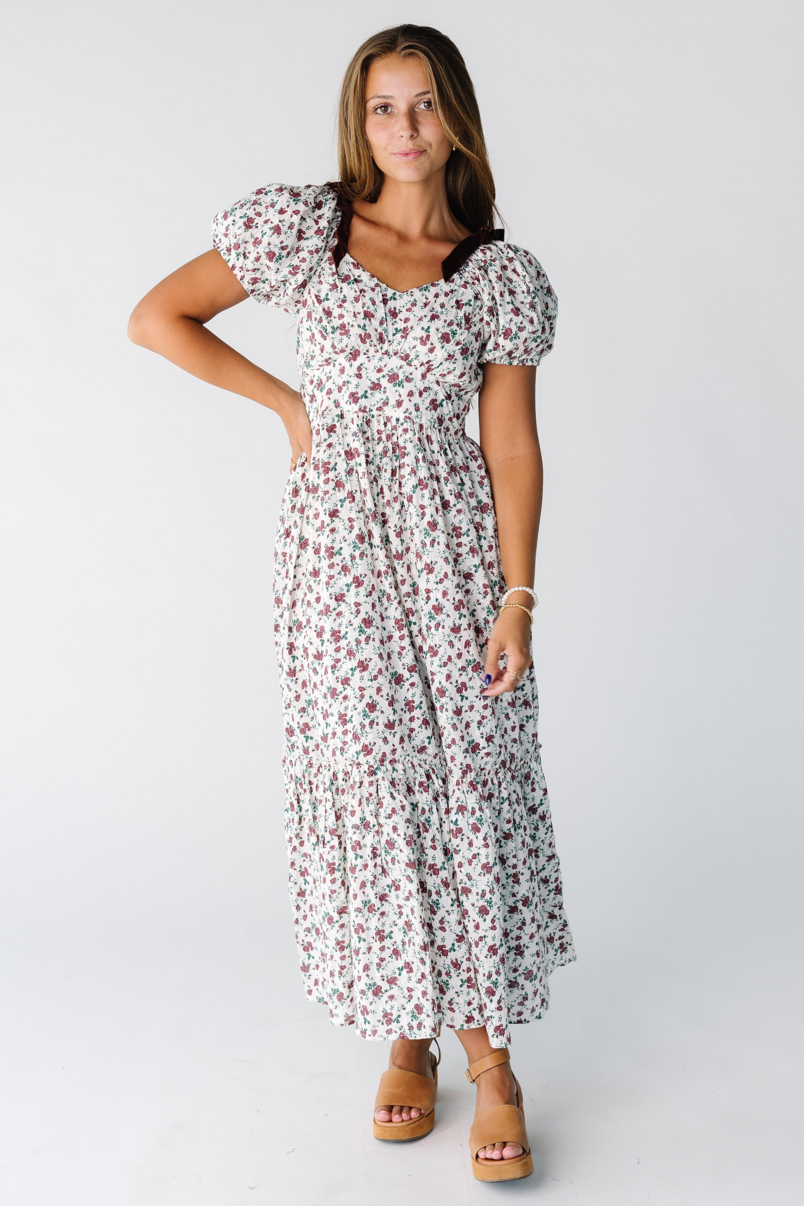 Citrus The Swiss Dobby Bow Dress