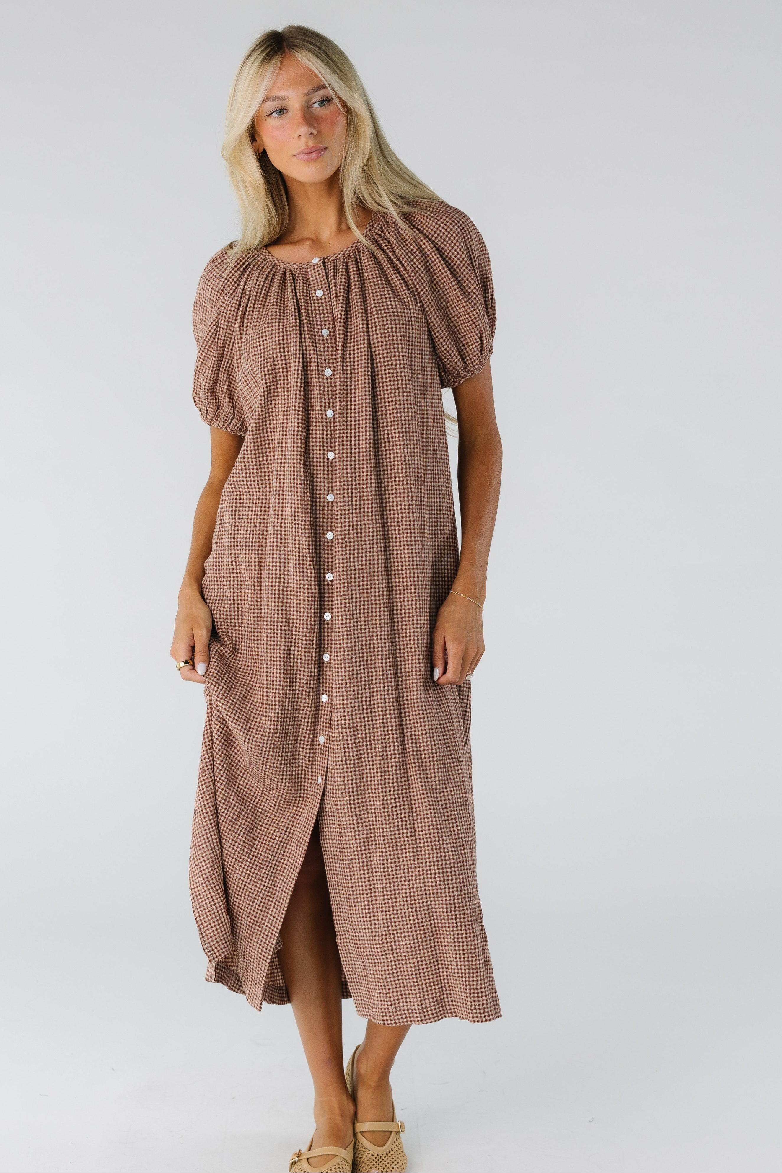 Brass & Roe Daybreak Button Down Dress