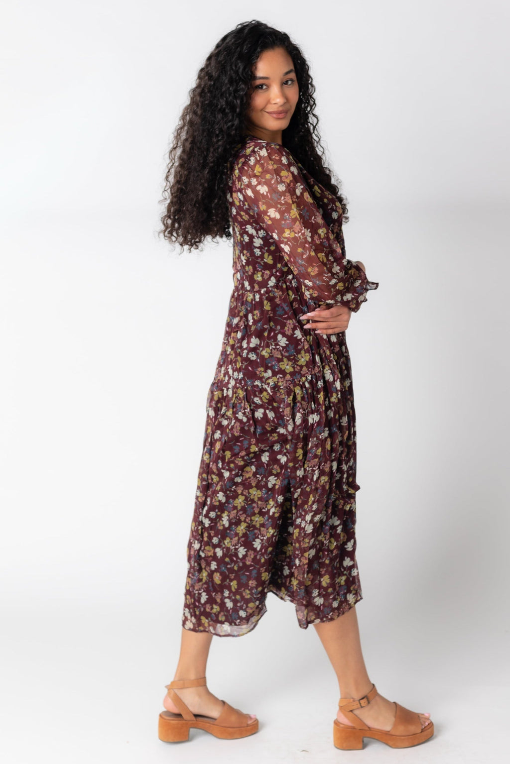 Brass & Roe The Roxi Chiffon Dress