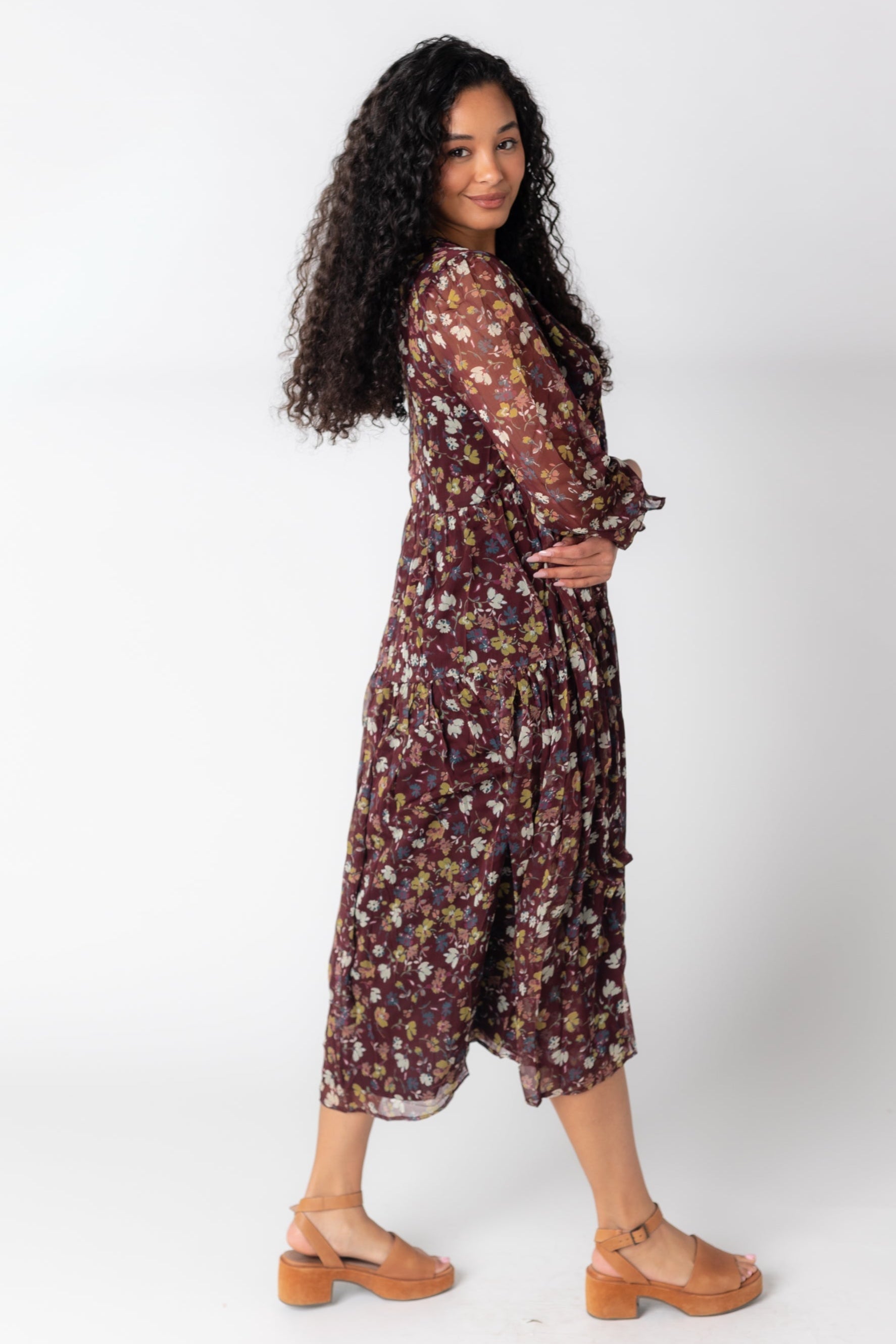 Brass & Roe The Roxi Chiffon Dress