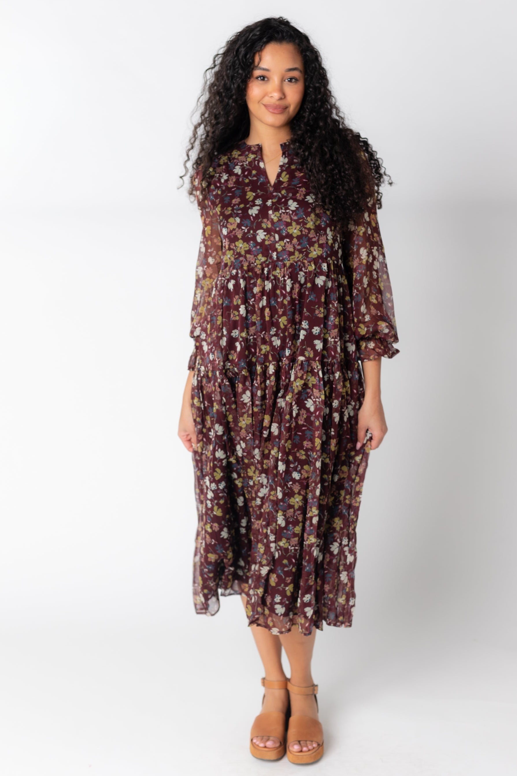 Brass & Roe The Roxi Chiffon Dress
