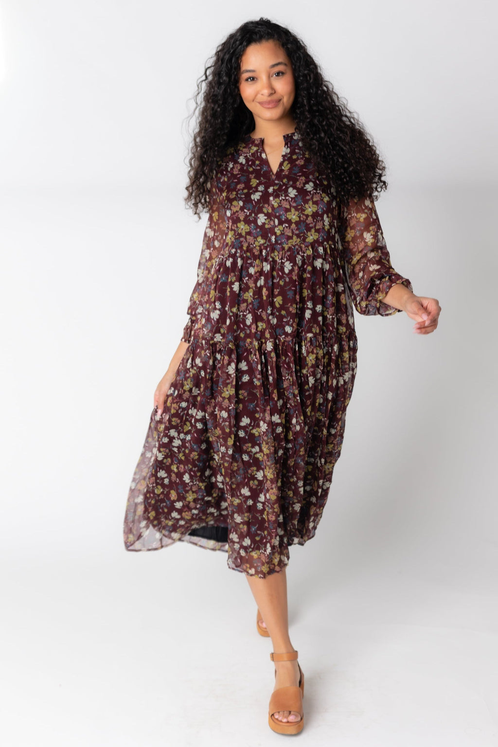 Brass & Roe The Roxi Chiffon Dress