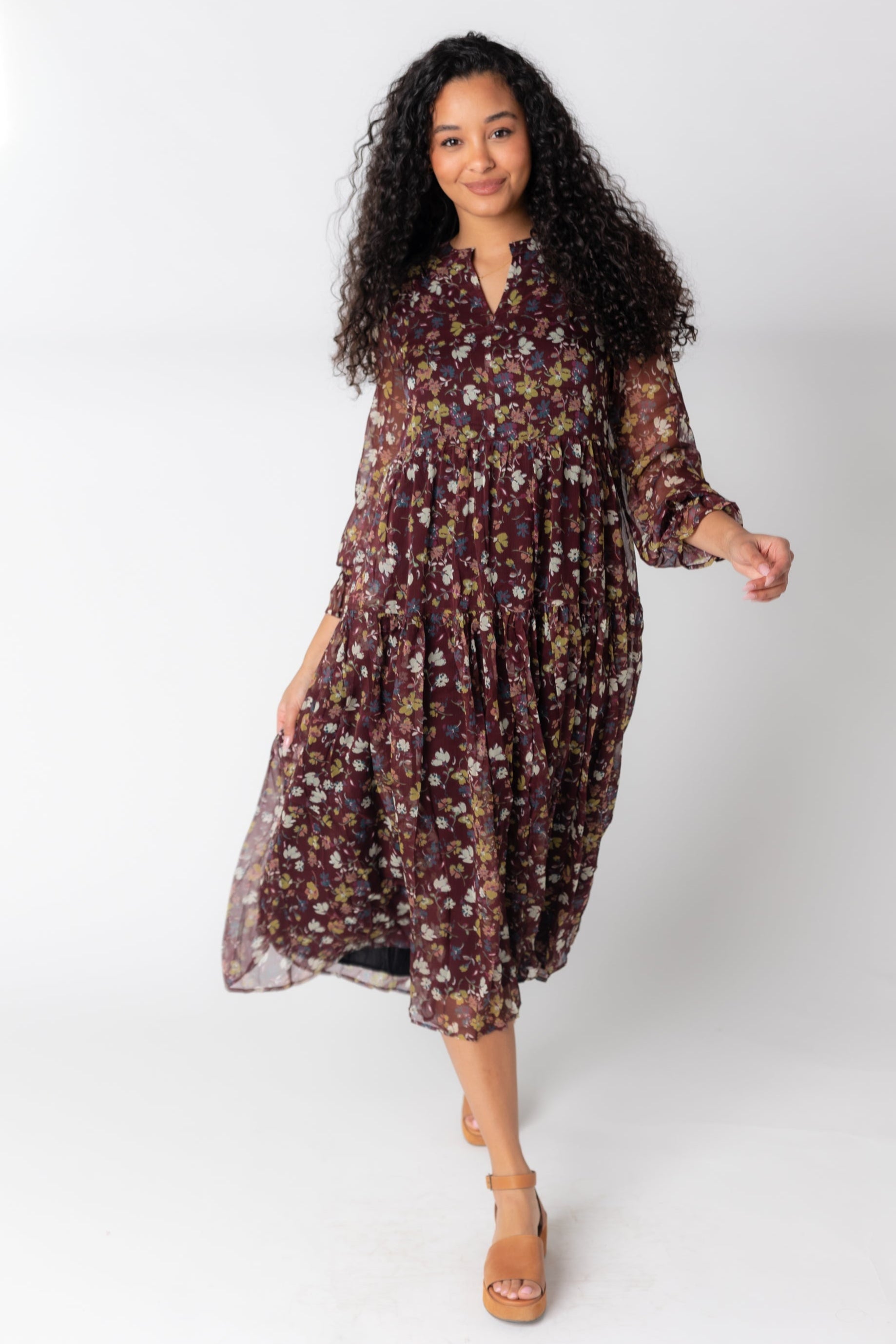 Brass & Roe The Roxi Chiffon Dress