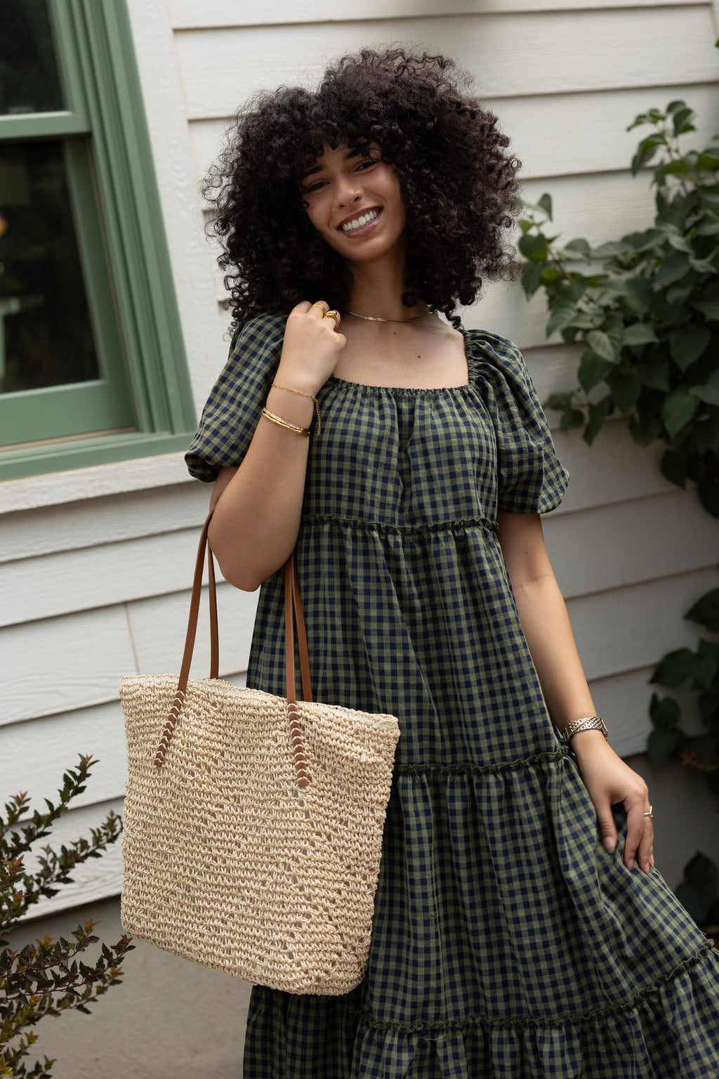 Brass & Roe The Charity Tiered Midi Dress