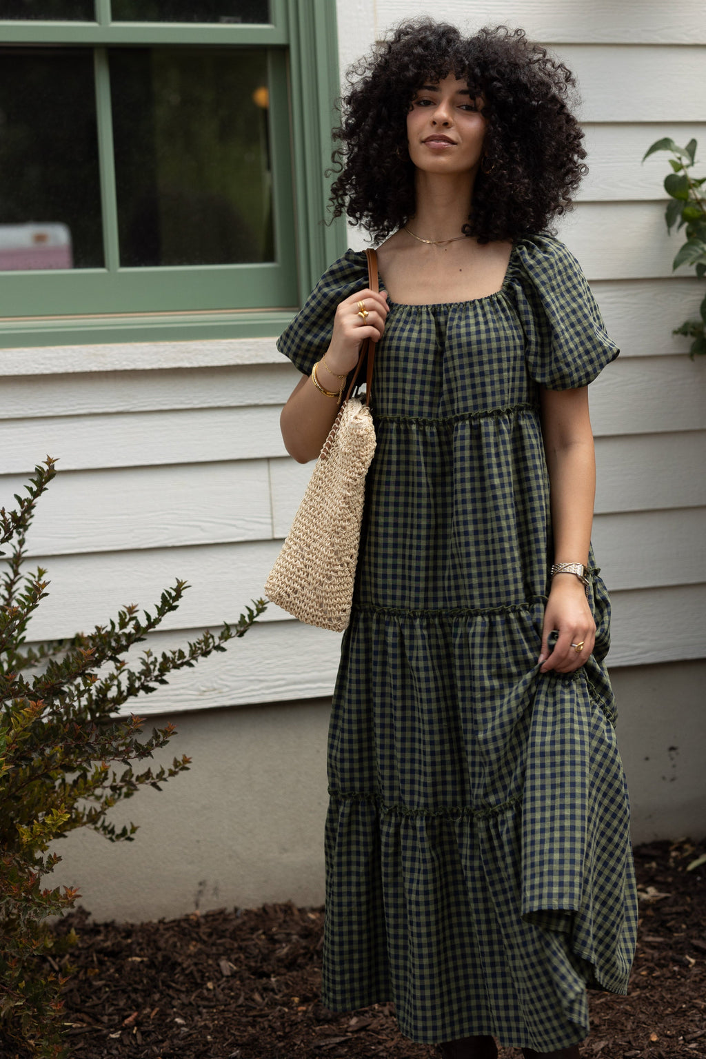 Brass & Roe The Charity Tiered Midi Dress